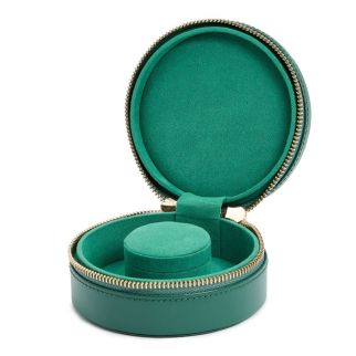Round zipper box Sophia GREEN