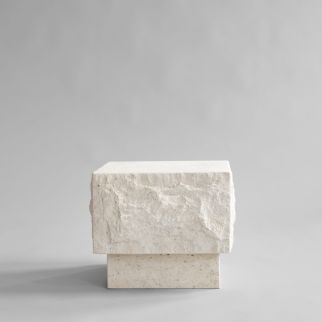 Temple Coffee Table, Low - Limestone