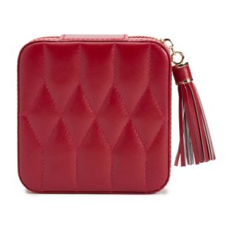 Travel zipper travel case Caroline RED
